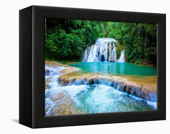 Waterfall II-Howard Ruby-Framed Premier Image Canvas