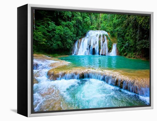 Waterfall II-Howard Ruby-Framed Premier Image Canvas