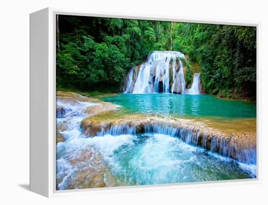 Waterfall II-Howard Ruby-Framed Premier Image Canvas