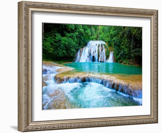 Waterfall II-Howard Ruby-Framed Photographic Print