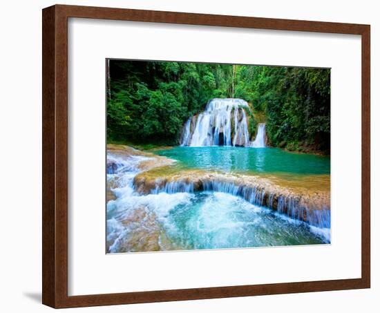 Waterfall II-Howard Ruby-Framed Photographic Print