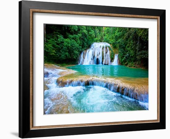 Waterfall II-Howard Ruby-Framed Photographic Print