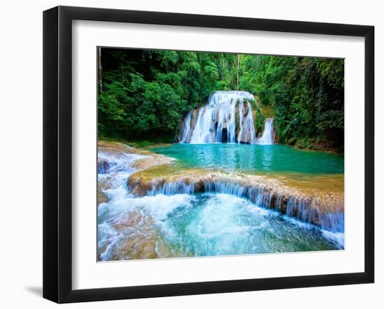 Waterfall II-Howard Ruby-Framed Photographic Print