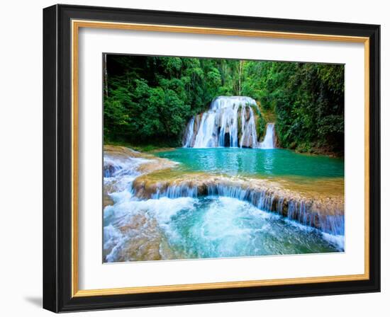Waterfall II-Howard Ruby-Framed Photographic Print
