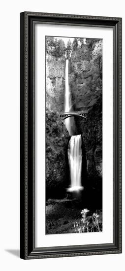 Waterfall in a Forest, Multnomah Falls, Columbia River Gorge, Oregon, USA-null-Framed Photographic Print