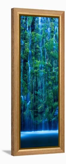 Waterfall in a Forest-null-Framed Stretched Canvas