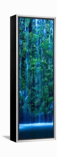 Waterfall in a Forest-null-Framed Stretched Canvas