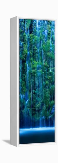 Waterfall in a Forest-null-Framed Stretched Canvas