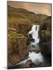 Waterfall in Berufjordur Fjord, Iceland-Don Grall-Mounted Photographic Print