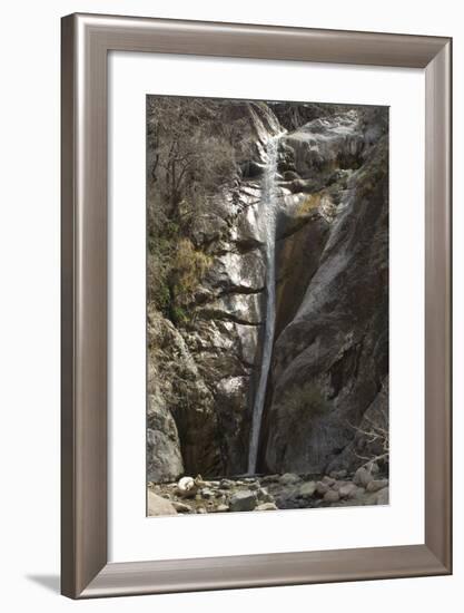 Waterfall in Fillmore Canyon of the Organ Mountains, Southern New Mexico-null-Framed Photographic Print