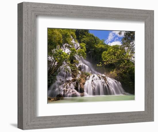 Waterfall in forest-Fadil-Framed Photographic Print