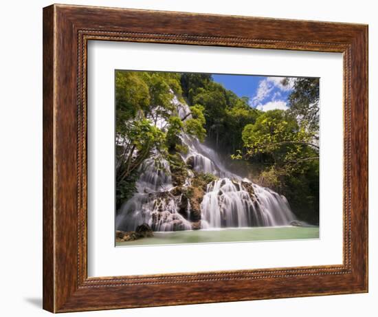 Waterfall in forest-Fadil-Framed Photographic Print