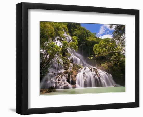 Waterfall in forest-Fadil-Framed Photographic Print