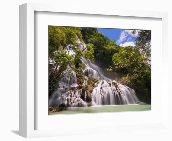 Waterfall in forest-Fadil-Framed Photographic Print