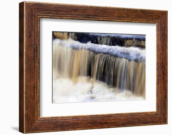 Waterfall in Hull Pot Beck-Mark Sunderland-Framed Photographic Print