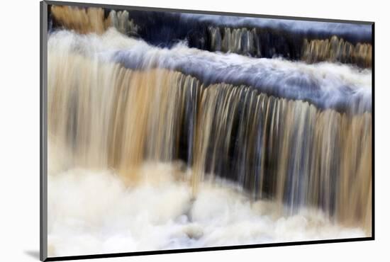 Waterfall in Hull Pot Beck-Mark Sunderland-Mounted Photographic Print