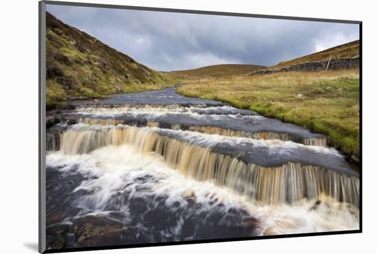 Waterfall in Hull Pot Beck-Mark Sunderland-Mounted Photographic Print