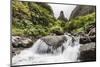 Waterfall in Iao Valley State Park, Maui, Hawaii, United States of America, Pacific-Michael Nolan-Mounted Photographic Print