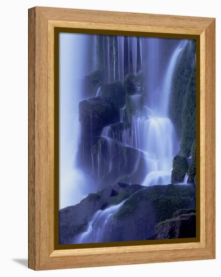 Waterfall in Iguazu National Park-Tibor Bogn?r-Framed Premier Image Canvas