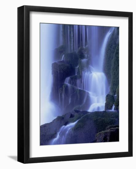 Waterfall in Iguazu National Park-Tibor Bogn?r-Framed Photographic Print