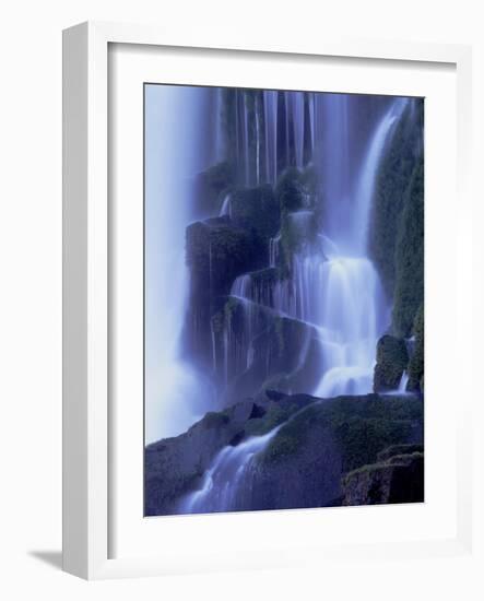 Waterfall in Iguazu National Park-Tibor Bogn?r-Framed Photographic Print