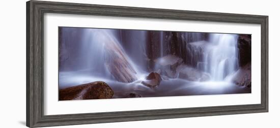 Waterfall in Mount Rainier National Park, Washington, USA-Panoramic Images-Framed Photographic Print