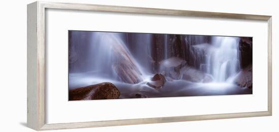 Waterfall in Mount Rainier National Park, Washington, USA-Panoramic Images-Framed Photographic Print