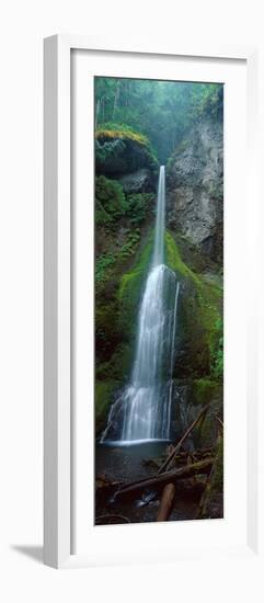 Waterfall in Olympic National Rainforest-null-Framed Photographic Print