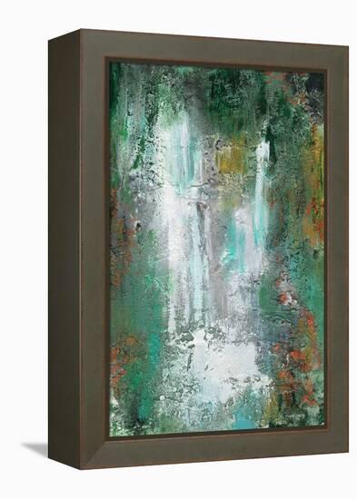 Waterfall in Paradise I-Lila Bramma-Framed Stretched Canvas