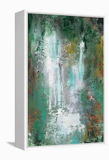 Waterfall in Paradise I-Lila Bramma-Framed Stretched Canvas