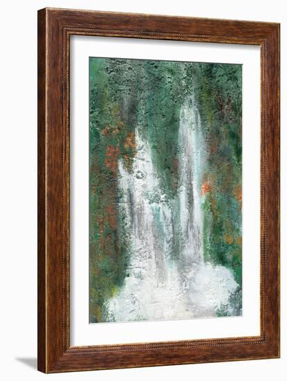 Waterfall in Paradise II-Lila Bramma-Framed Art Print