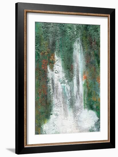 Waterfall in Paradise II-Lila Bramma-Framed Art Print