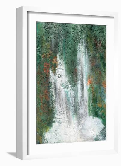 Waterfall in Paradise II-Lila Bramma-Framed Art Print