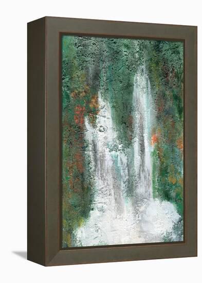 Waterfall in Paradise II-Lila Bramma-Framed Stretched Canvas