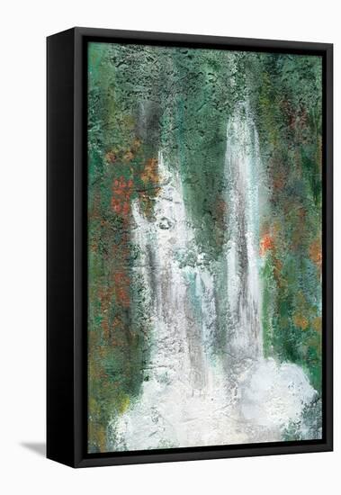 Waterfall in Paradise II-Lila Bramma-Framed Stretched Canvas