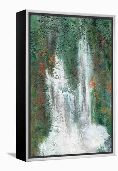 Waterfall in Paradise II-Lila Bramma-Framed Stretched Canvas