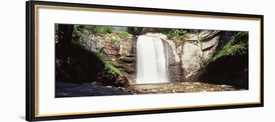 Waterfall in the Forest, Pisgah National Forest, Brevard, North Carolina, USA-null-Framed Photographic Print