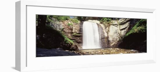 Waterfall in the Forest, Pisgah National Forest, Brevard, North Carolina, USA-null-Framed Photographic Print