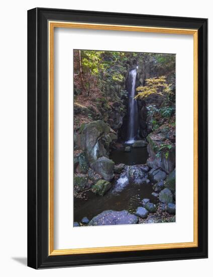 Waterfall in the gardens of the Narita Temple-Sheila Haddad-Framed Photographic Print