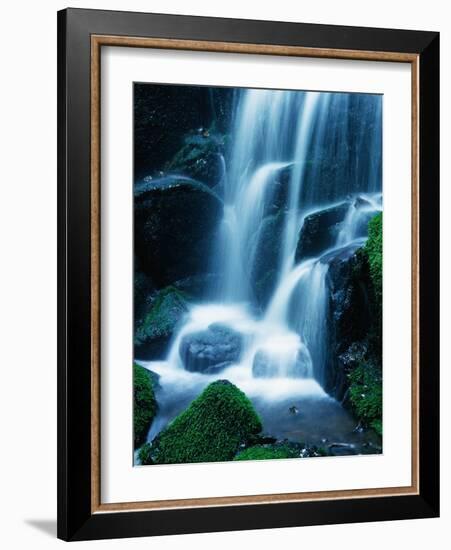 Waterfall in Yosemite National Park-Bill Ross-Framed Photographic Print