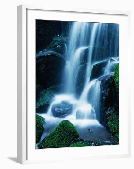 Waterfall in Yosemite National Park-Bill Ross-Framed Photographic Print