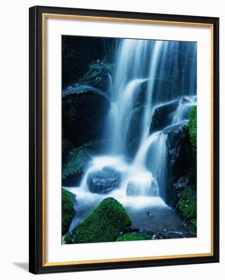 Waterfall in Yosemite National Park-Bill Ross-Framed Photographic Print