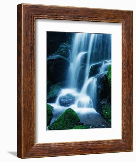 Waterfall in Yosemite National Park-Bill Ross-Framed Photographic Print