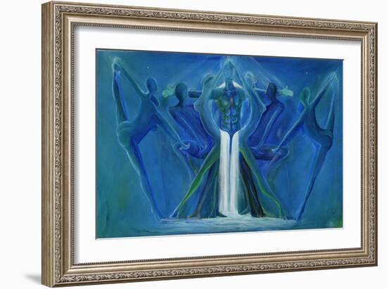 Waterfall Interlude-Ikahl Beckford-Framed Giclee Print