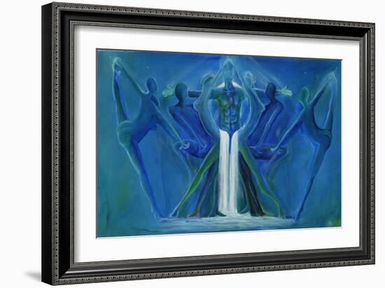 Waterfall Interlude-Ikahl Beckford-Framed Giclee Print