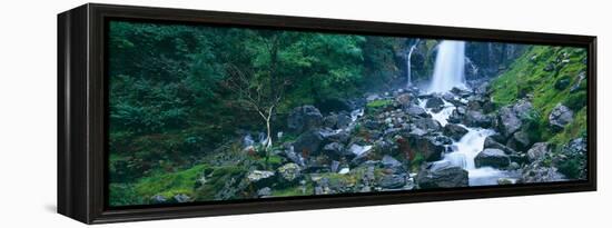 Waterfall, Lake District, Lake District National Park, England-null-Framed Premier Image Canvas