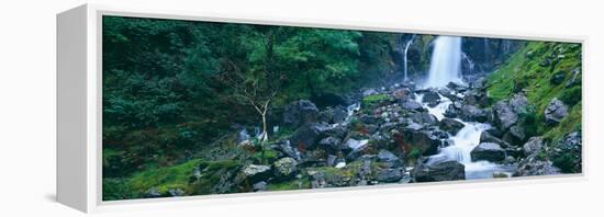 Waterfall, Lake District, Lake District National Park, England-null-Framed Premier Image Canvas