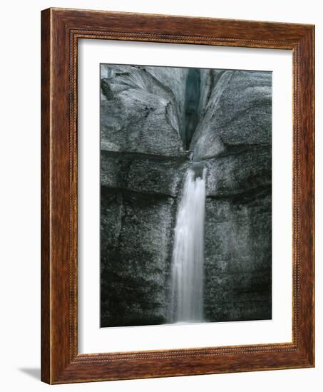 Waterfall Off Myrdalsjoekull Glacier-Micha Pawlitzki-Framed Photographic Print