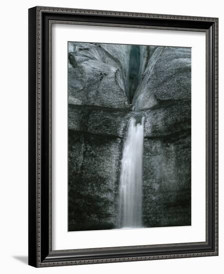 Waterfall Off Myrdalsjoekull Glacier-Micha Pawlitzki-Framed Photographic Print