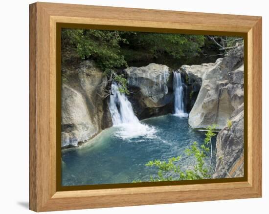 Waterfall on the Colorado River, Near Rincon De La Vieja National Park, Costa Rica-R H Productions-Framed Premier Image Canvas